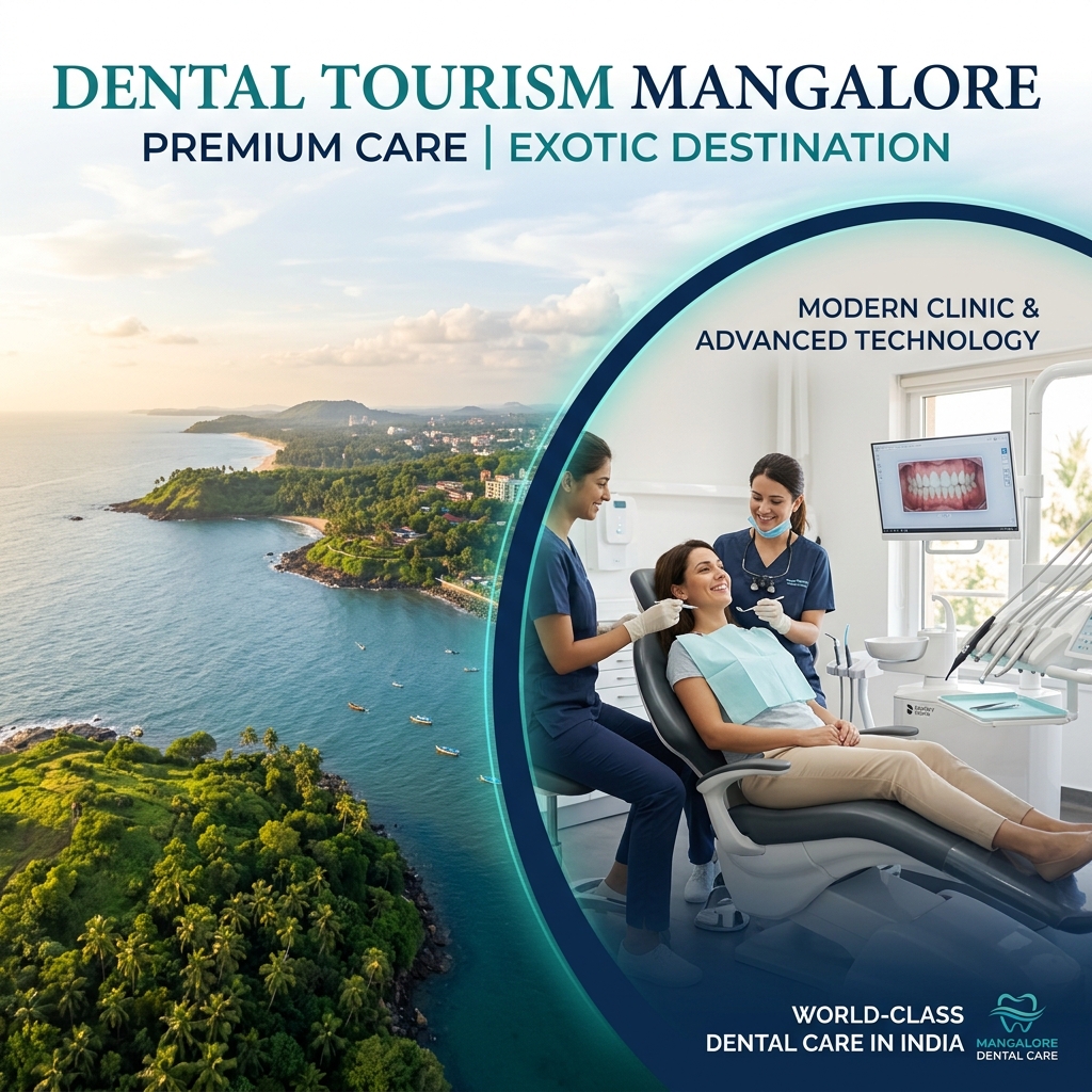 Dental tourism patient visiting The Dental Lounge in Mangalore