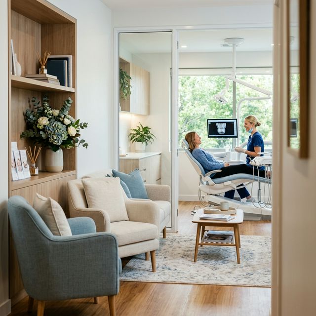 Welcoming dental clinic atmosphere at The Dental Lounge